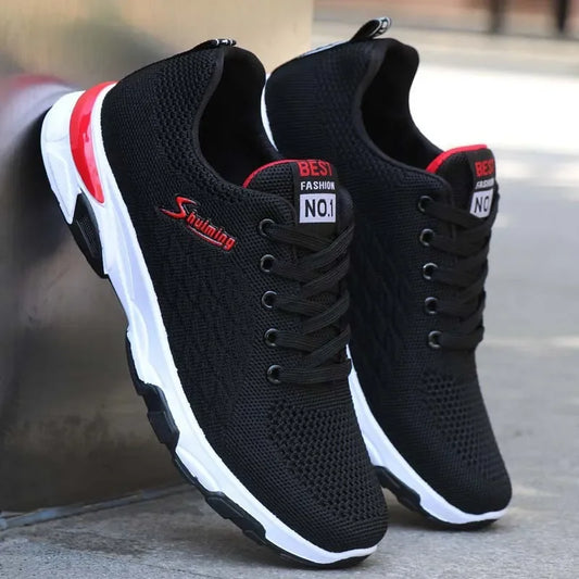 2025 Men's shoes,  fashionable sports shoes, casual shoes,breathable running shoes, outdoor walking training tennis shoes 