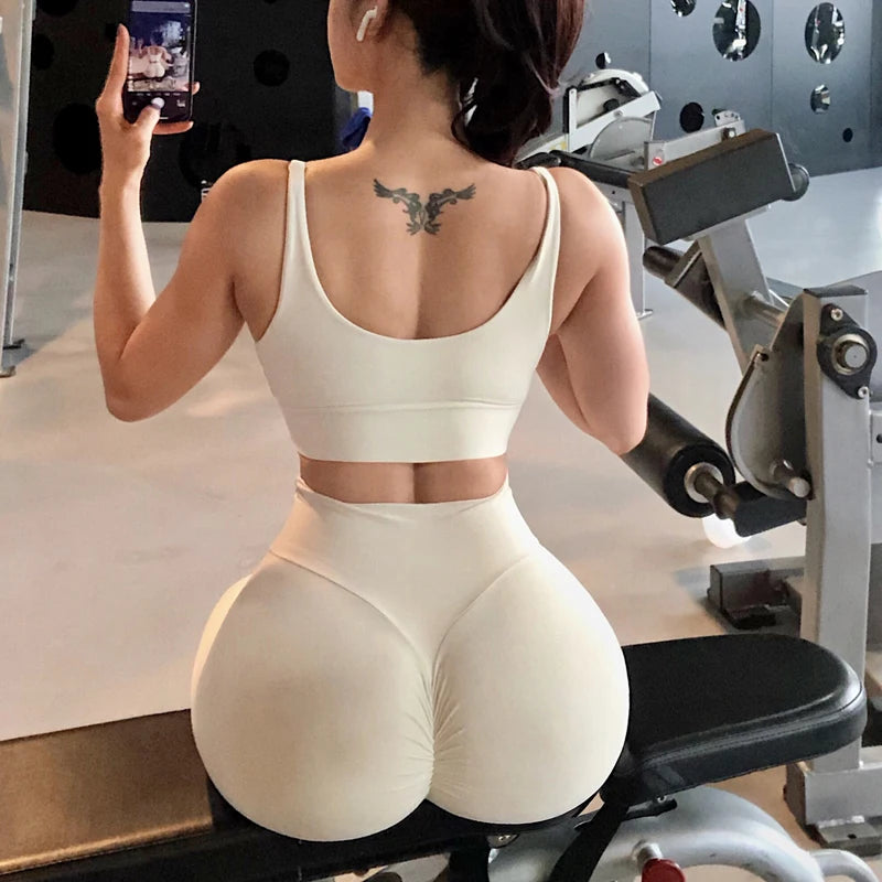 QINACTIVE Nylon Gym Yoga Pants Women Leggings For Fitness High Waist Long Pants Women Hip Push UP Tights Women