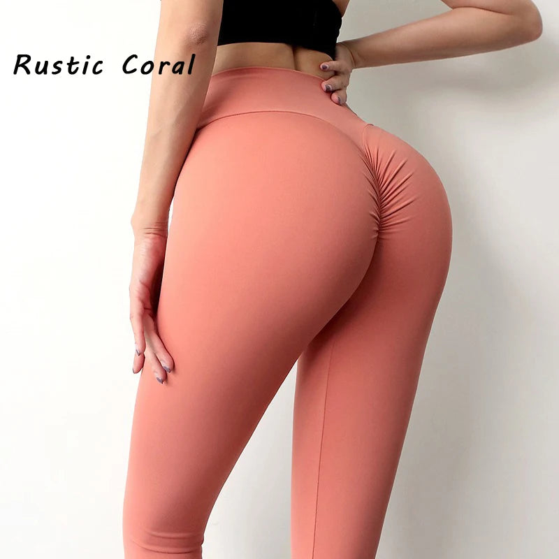 QINACTIVE Nylon Gym Yoga Pants Women Leggings For Fitness High Waist Long Pants Women Hip Push UP Tights Women